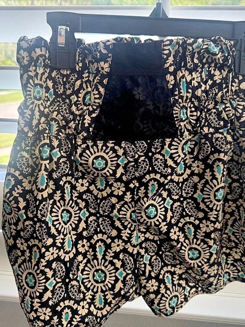 Free People FP Movement Get Your Flirt On Shorts Black & Blue